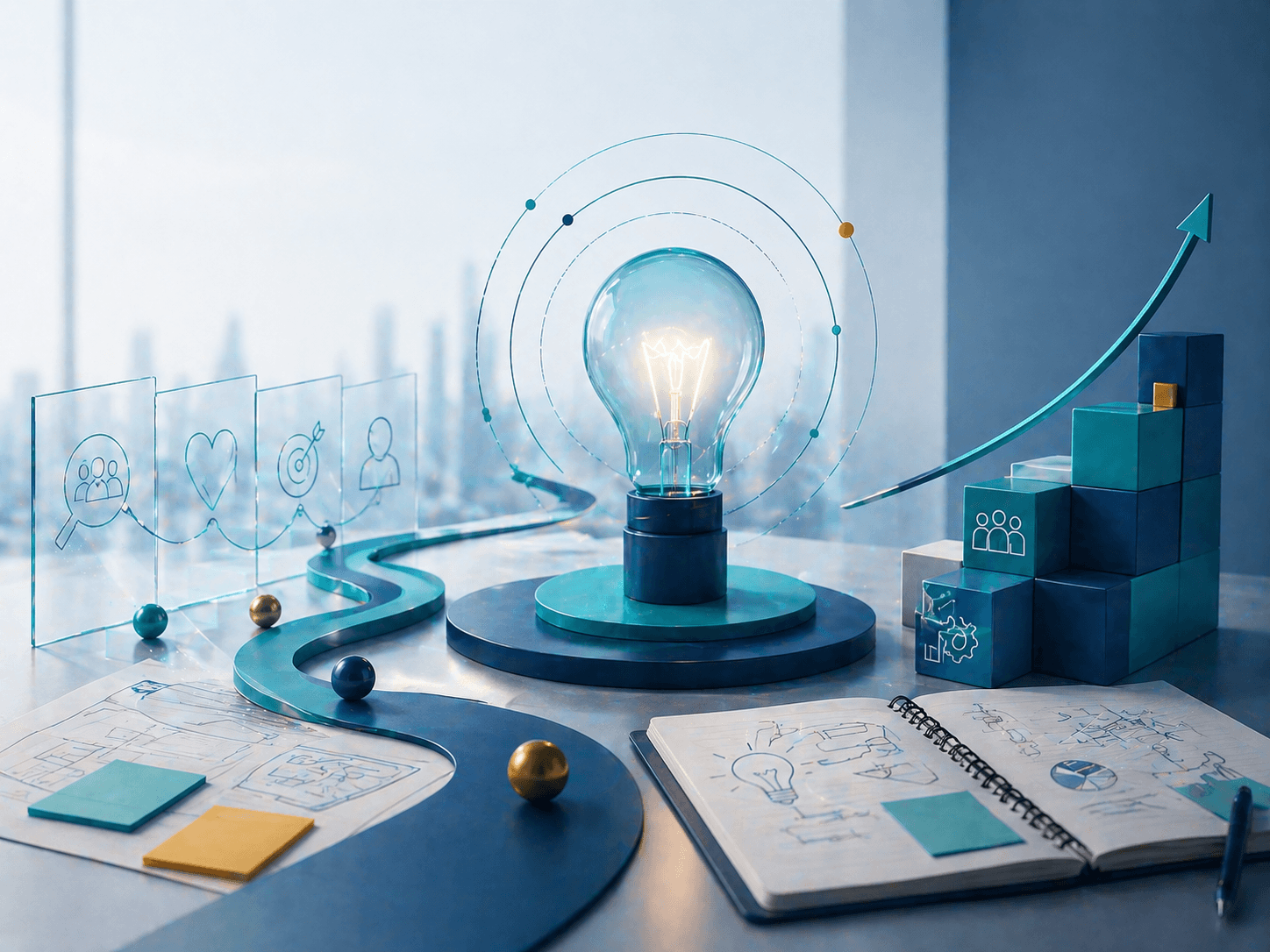 الابتكار وتصميم وتطوير البرامج والمشاريع